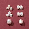 4 Styles Natural Cultured Freshwater Pearl Beads SHEL-FS0001-04-3