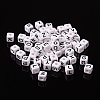 Acrylic Horizontal Hole Letter Beads PL37C9447-3