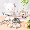 Polyester Pleated Lace Trim SRIB-FG0001-08-5