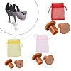 Gorgecraft 15 Pairs 3 Size TPU(Thermo Plastic Urethanes) High Heel Protectors FIND-GF0001-47B-6