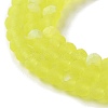 Imitation Jade Glass Beads Strands EGLA-A034-T2mm-MB29-4