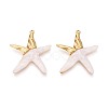 304 Stainless Steel and Resin Pendants X-STAS-T068-95G-1