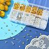 800Pcs 7 Style Iron & Plastic Stud Earring Findings DIY-YW0006-91-5