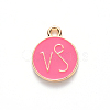 Alloy Enamel Pendants X-ENAM-S124-01B-03E-2