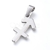 Non-Tarnish 304 Stainless Steel Pendants LS-STAS-L210-06J-P-01-1