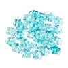 Electroplate Glass Beads EGLA-E059-G-2