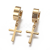 304 Stainless Steel Hoop Earrings EJEW-O087-01-1