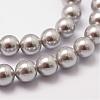 Shell Pearl Beads Strands BSHE-L026-05-6mm-3