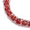 Gold Sand Lampwork Beads Strands LAMP-P069-02A-05-2
