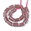 Natural Strawberry Quartz Beads Strands G-S345-8x11-008-2