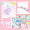 150Pcs 6 Colors Transparent Acrylic Beads OACR-NB0001-51-4