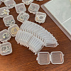 Mini Transparent Plastic Beads Containers PW-WG74209-01-3