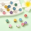 20Pcs UV Plating Acrylic European Beads OACR-YW0003-67-2