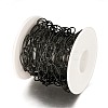 PVD Vacuum Plating 304 Stainless Steel Paperclip Chains CHS-O008-01B-4