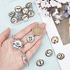 SUNNYCLUE DIY Half Round Pendant Necklace Making Kits DIY-SC0020-01A-3