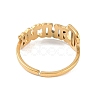 Ion Plating(IP) 304 Stainless Steel Constellation Open Cuff Ring for Women RJEW-C097-01G-03-3