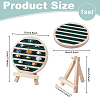 Round Wooden Ring Display Easels RDIS-WH0032-005B-2