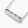 304 Stainless Steel Pendant Necklaces NJEW-P206-20P-1