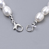 Natural Pearl Beaded Necklaces PEAR-S012-59-3