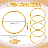 Iron Open Jump Rings FIND-SP0002-63E-2