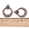 Tibetan Style Alloy Pendants AL-CBA606A-02-3