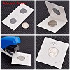 Cardboard Staple Type Coin Mylar Flip Holder Cover Case AJEW-WH0052-06F-2