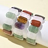 Natural Mixed Stone Beads Stretch Bracelets for Women Men BJEW-I323-02J-1