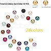 Eco-Friendly Dyed Glass Pearl Round Beads HY-PH0011-02-8mm-3