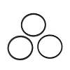 Ion Plating(IP) 304 Stainless Steel Linking Ring STAS-S079-13-B04-B-NF-1