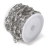 Handmade Brass Pave Clear Cubic Zirconia Rhombus Link Chains CHC-G027-01P-2
