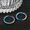 202 Stainless Steel Huggie Hoop Earrings EJEW-F111A-18mm-RC-3