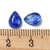 Synthetic Blue Watermelon Stone Glass Cabochons G-O175-22-27-3