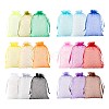 90Pcs 18 Style Organza Bags Jewellery Storage Pouches Wedding Favor Party Mesh Drawstring Gift OP-LS0001-05-1