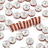 Brass Grade A Rhinestone Spacer Beads RB-A014-Z6mm-20S-1