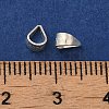 925 Sterling Silver Snap on Bails STER-K177-04A-S-3