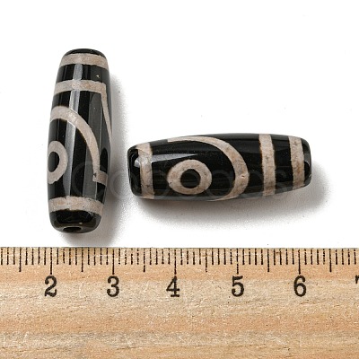 Tibetan Style dZi Beads Strands G-P526-B05-1