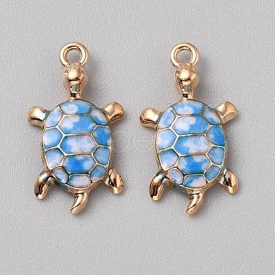 Alloy Enamel Pendants FIND-CJC0027-01G-05-1