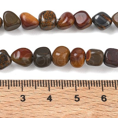 Natural Chinese Writing Stone Beads Strands GG-CBA9392-03-1