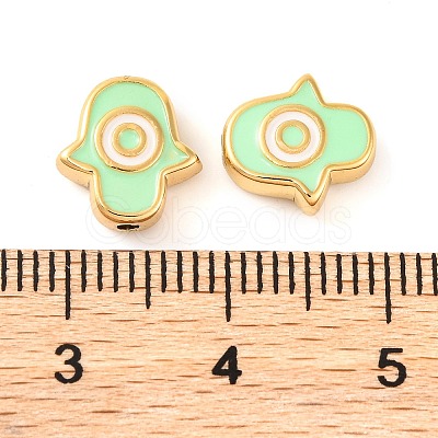 Rack Plating Brass Beads KK-H486-03G-05-1