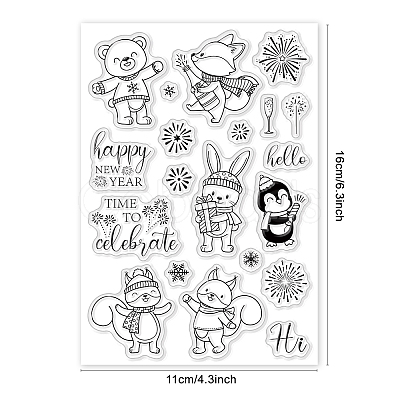 PVC Plastic Stamps DIY-WH0167-57-0015-1