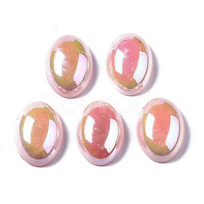 Plating Acrylic Cabochons PACR-N009-04-1