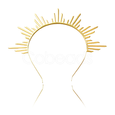 Alloy Hair Bands OHAR-WH20007-08G-1
