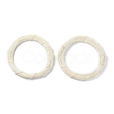 Circle Shape Rattan Vine Branch Wreath Hoop DIY-B022-04E-1