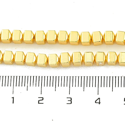 Electroplated Synthetic Non-Magnetic Hematite Beads Strands G-H020-I01-02-1