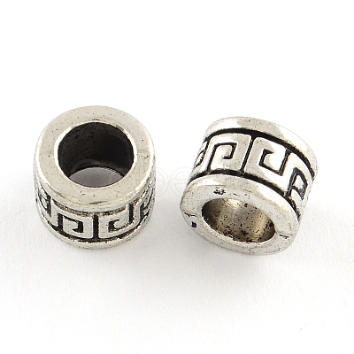 Tibetan Style Alloy Beads X-TIBEB-Q060-026-FF-1