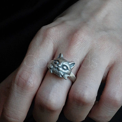 Alloy Cuff Open Rings for Couple WG48813-01-1