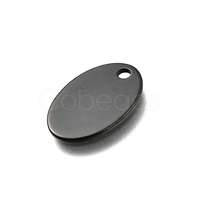 Ion Plating(IP) 304 Stainless Steel Stamping Blank Tag Pendants STAS-S028-02B-1
