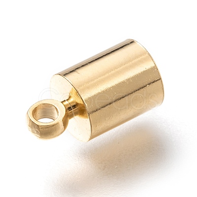 Brass Cord Ends KK-H759-41F-G-1