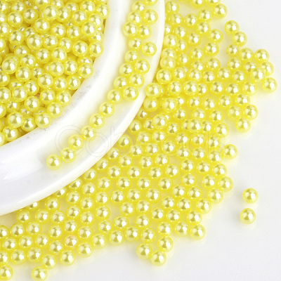 Imitation Pearl Acrylic Beads OACR-S011-3mm-Z3-1