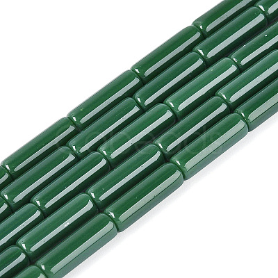 Opaque Solid Color Glass Beads Strands X-GLAA-N070-01A-C04-1